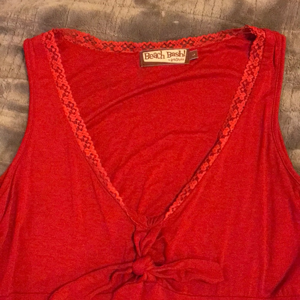 Beach Bash pin up sleeveless shirt